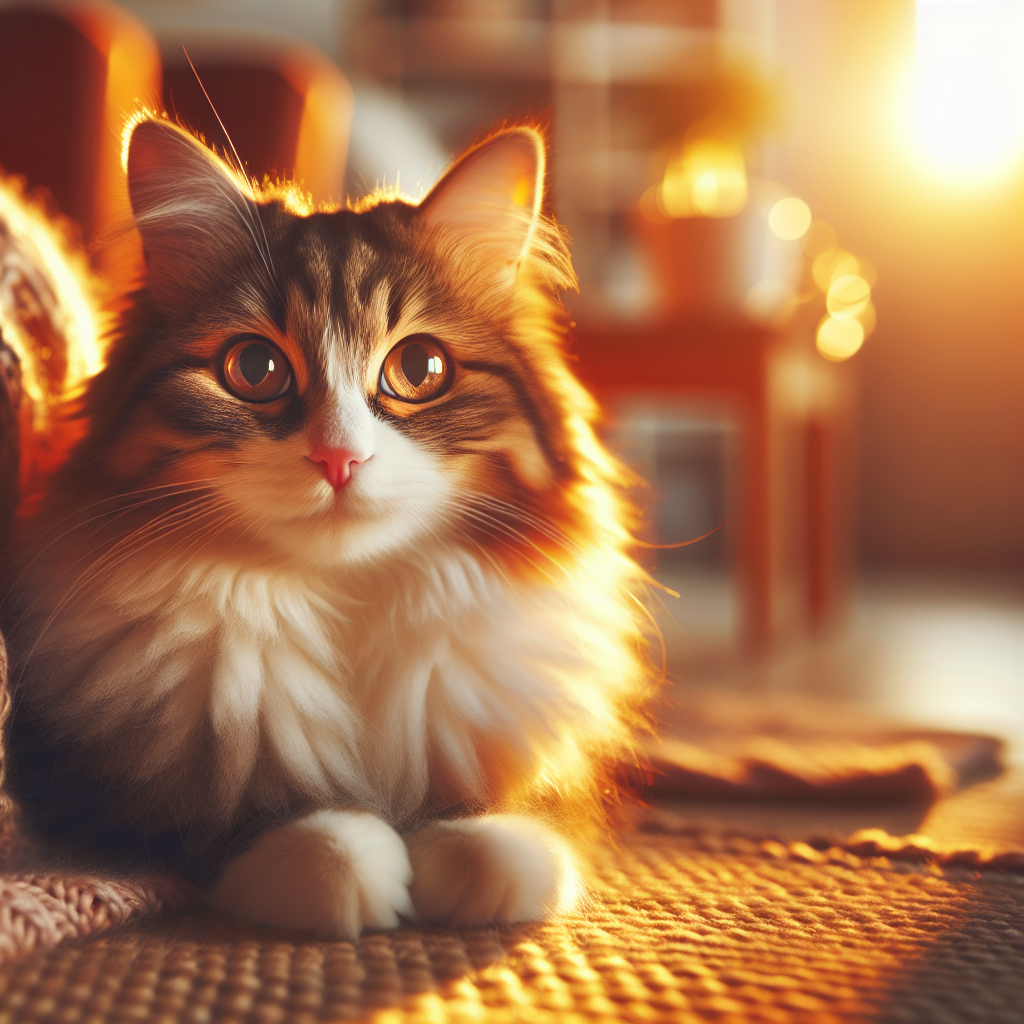 A contented tabby cat lounging in a sunny window.