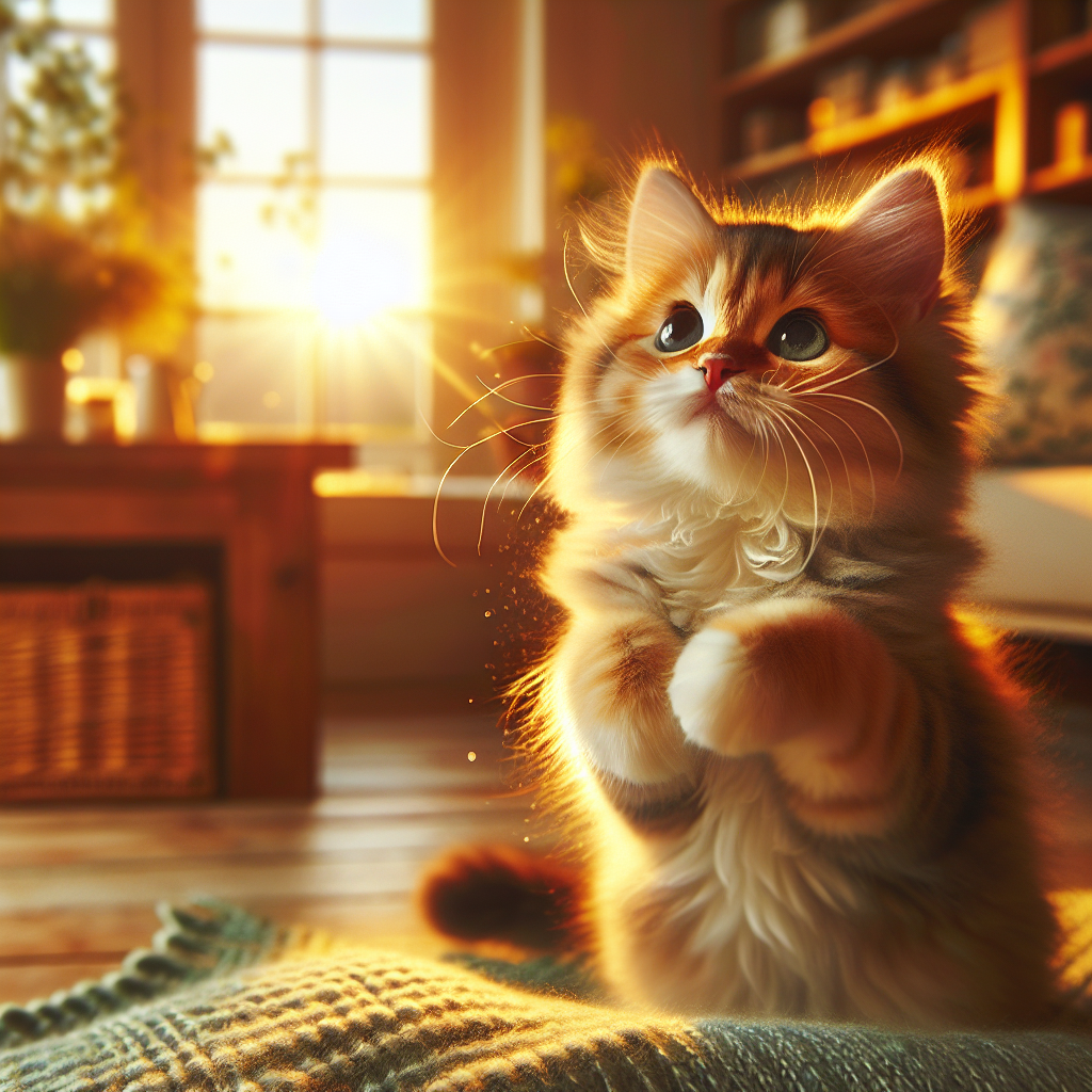 Tabby cat looking at a butterfly by a window.