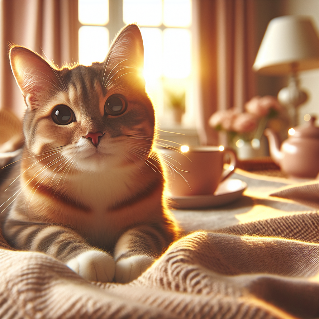 A tabby cat looking out of a sunny window.