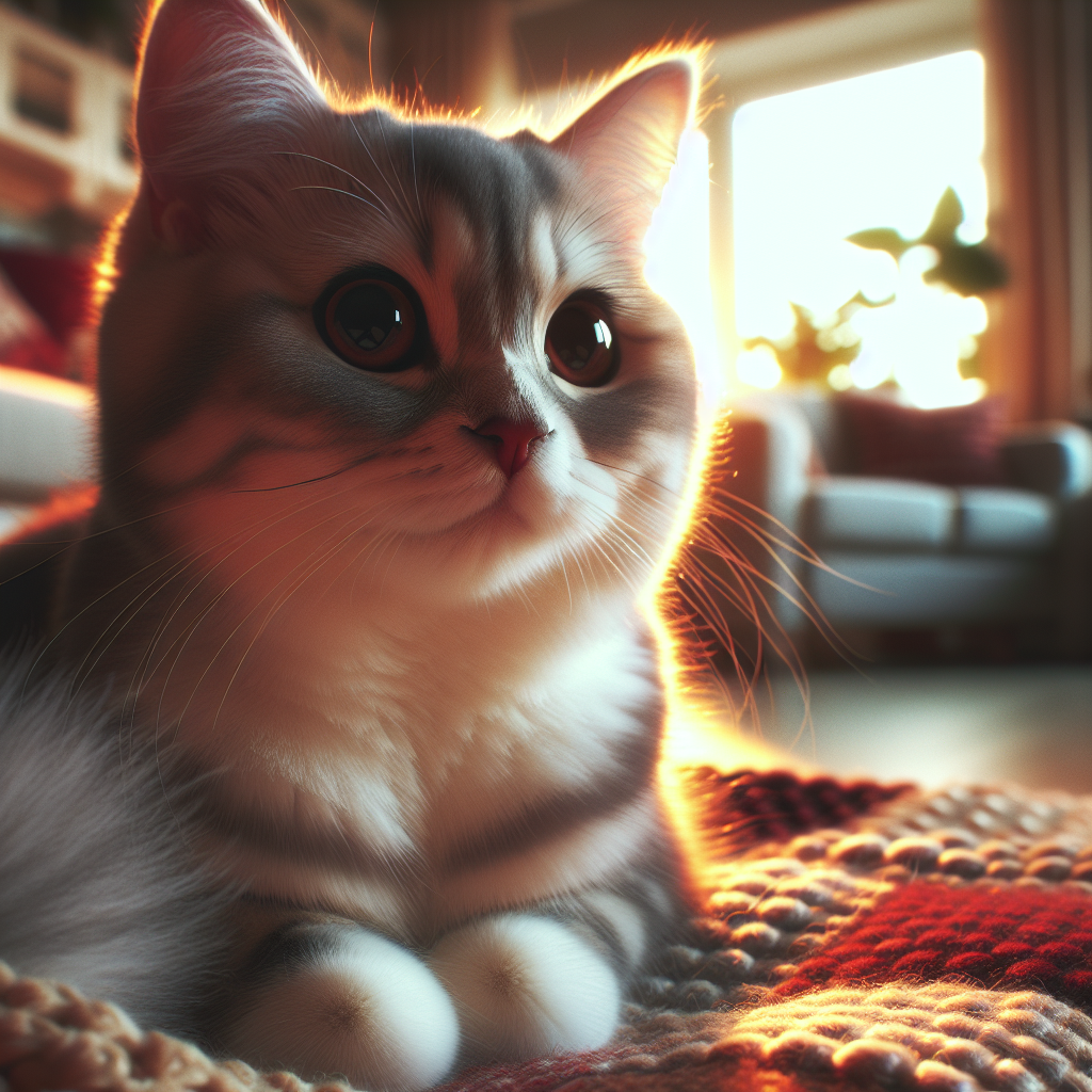 A cat basking in a sunbeam on a windowsill