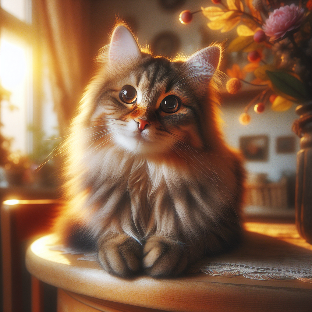 A tabby cat lounging on a sunny windowsill