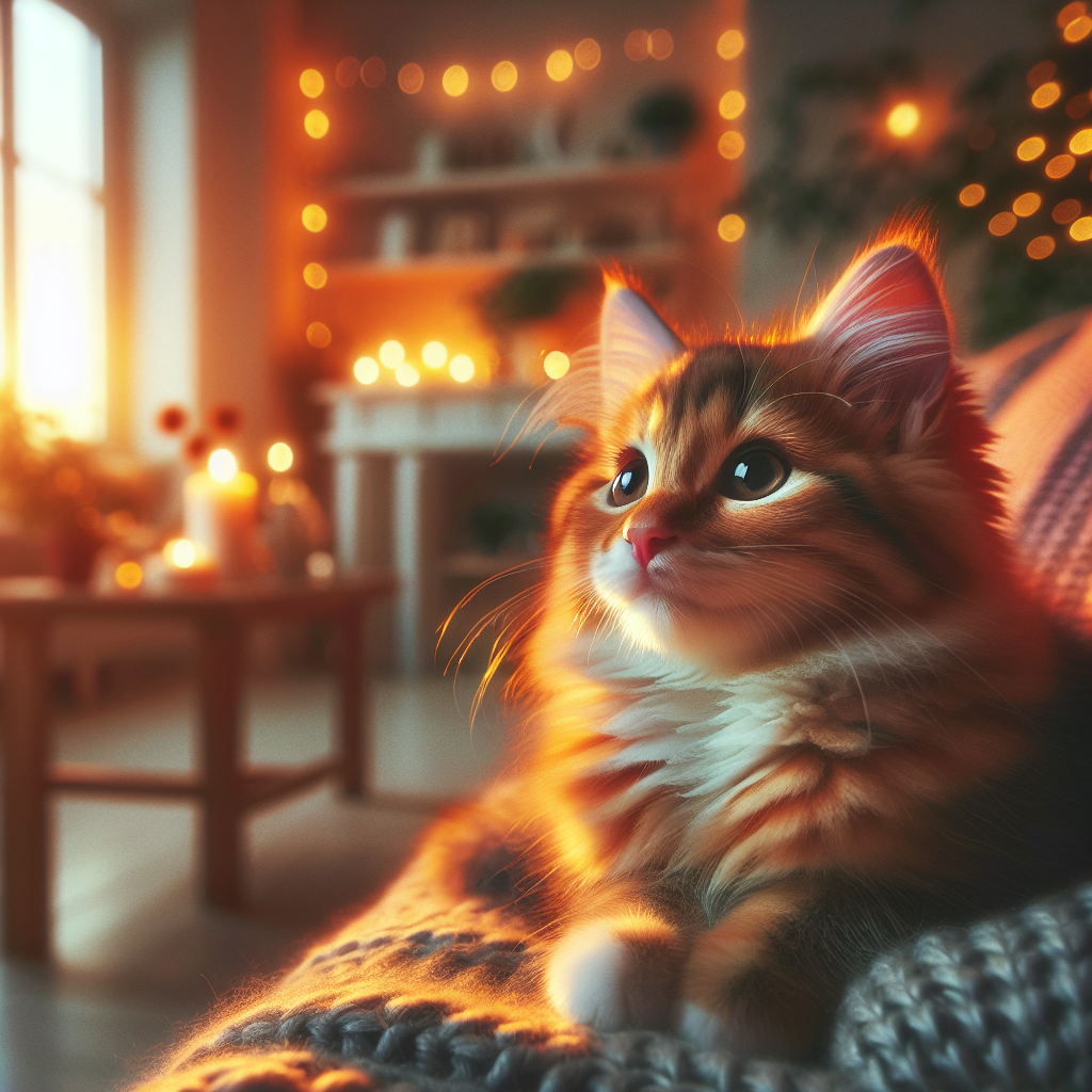 Whiskers the tabby cat exploring a moonlit garden