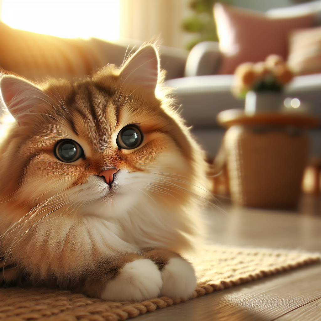A fluffy tabby cat napping on a sunny windowsill.