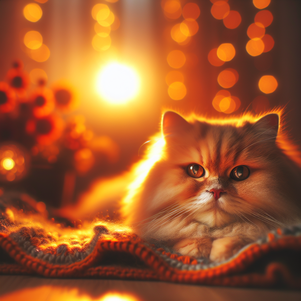 A fluffy tabby cat enjoying a sunny afternoon nap on a windowsill