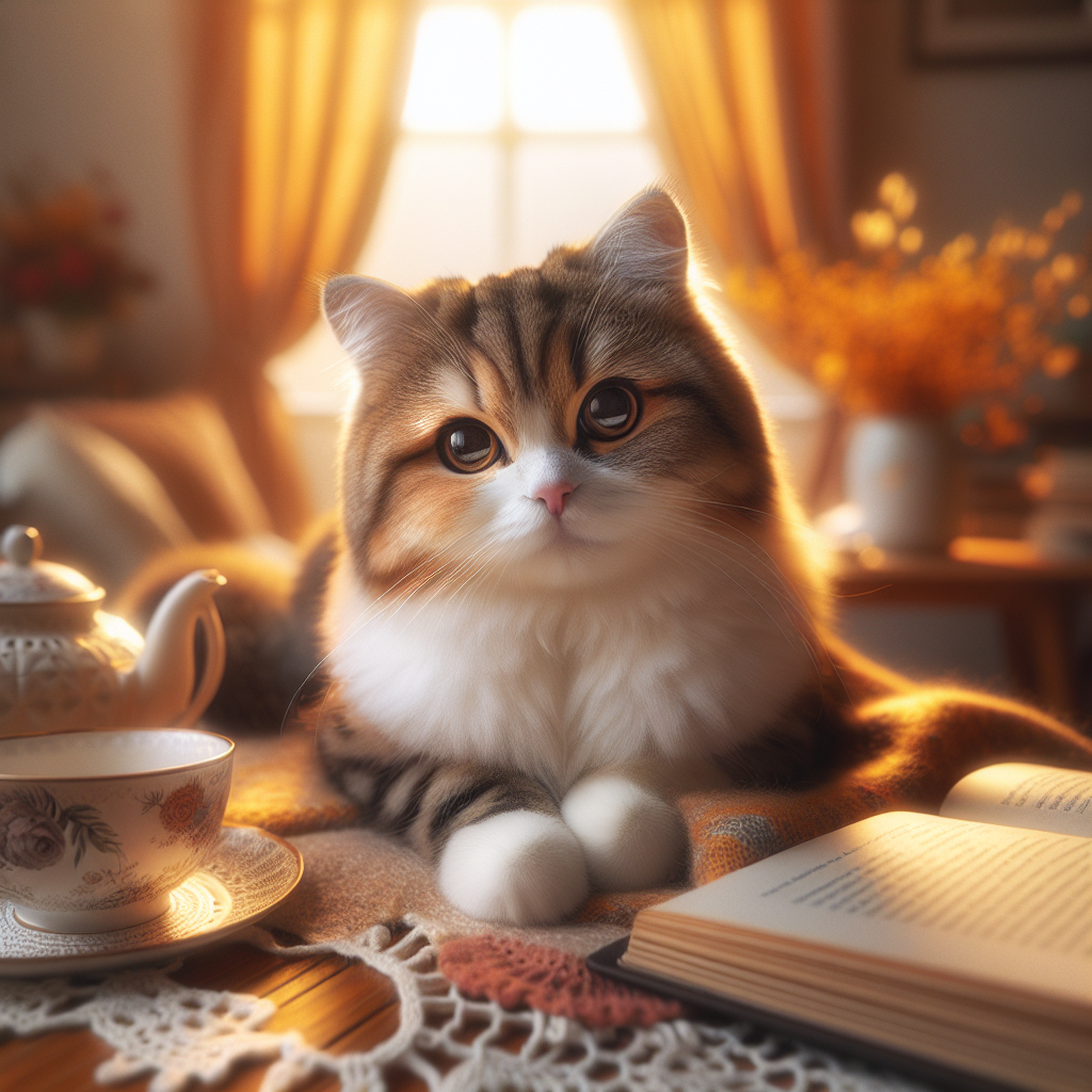 A tabby cat lounging in a sunlit window.
