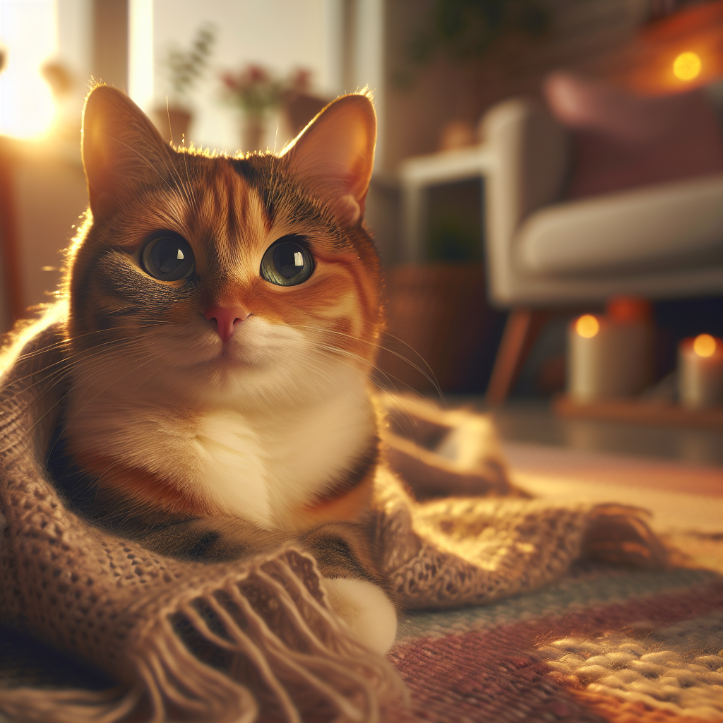A fluffy tabby cat lounging on a sunny windowsill