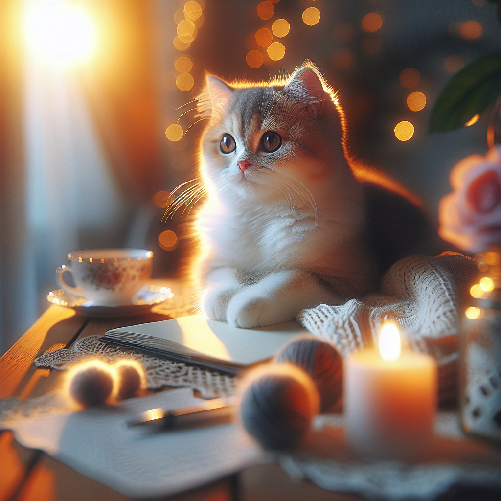 A tabby cat basking peacefully in a sunbeam.