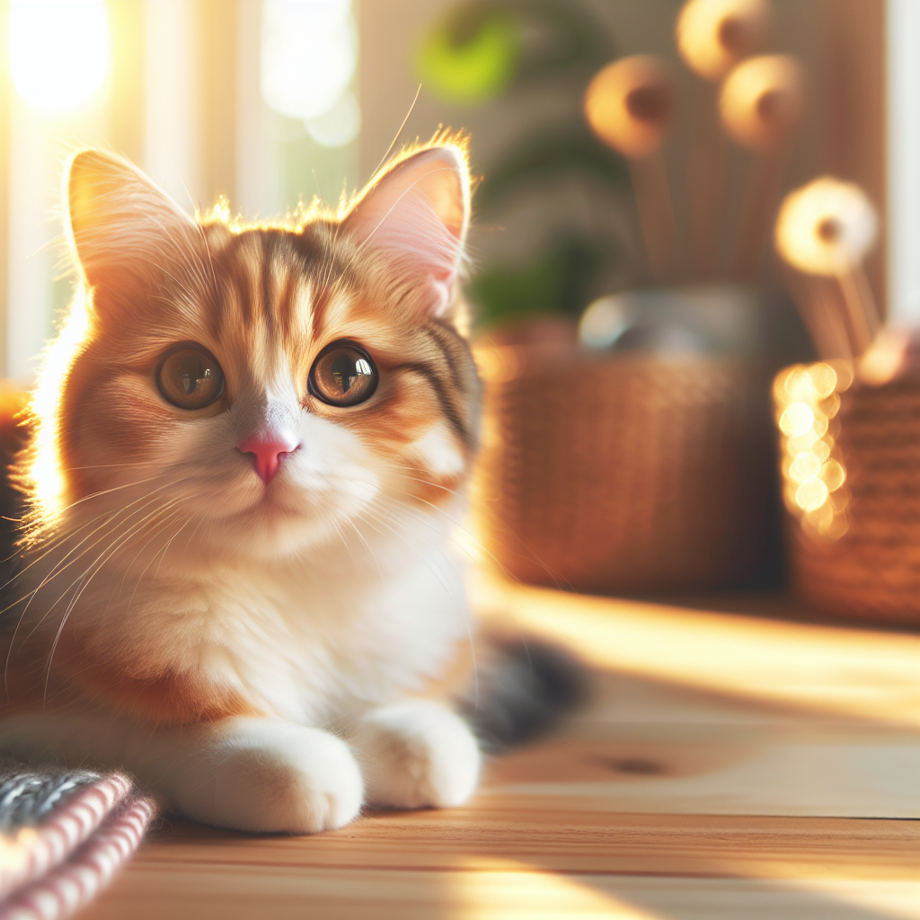 Ginger cat lounging on a sunny windowsill
