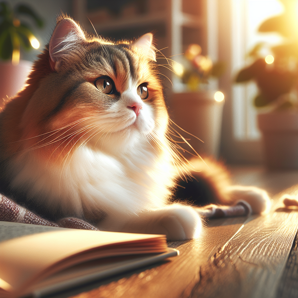 A tabby cat named Whiskers basking in the sun.