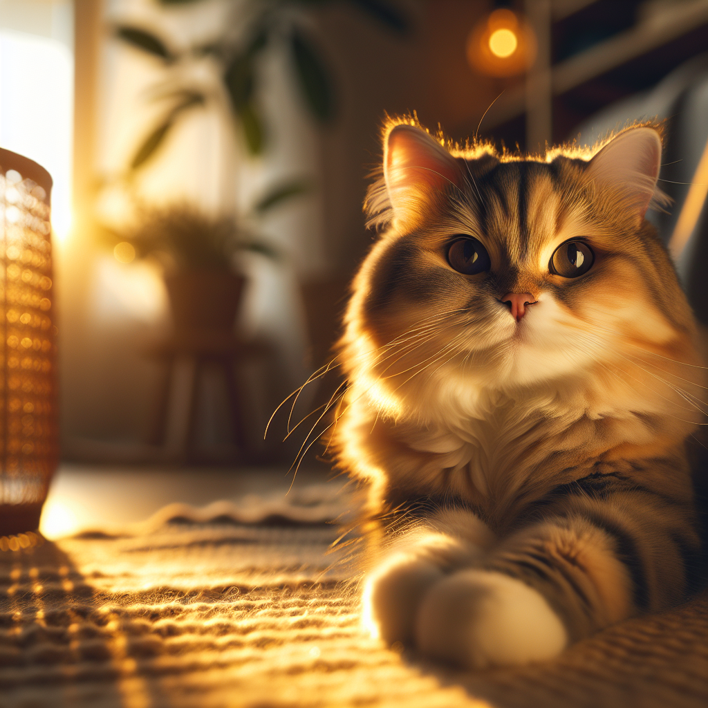 A tabby cat napping in a sunny window spot.