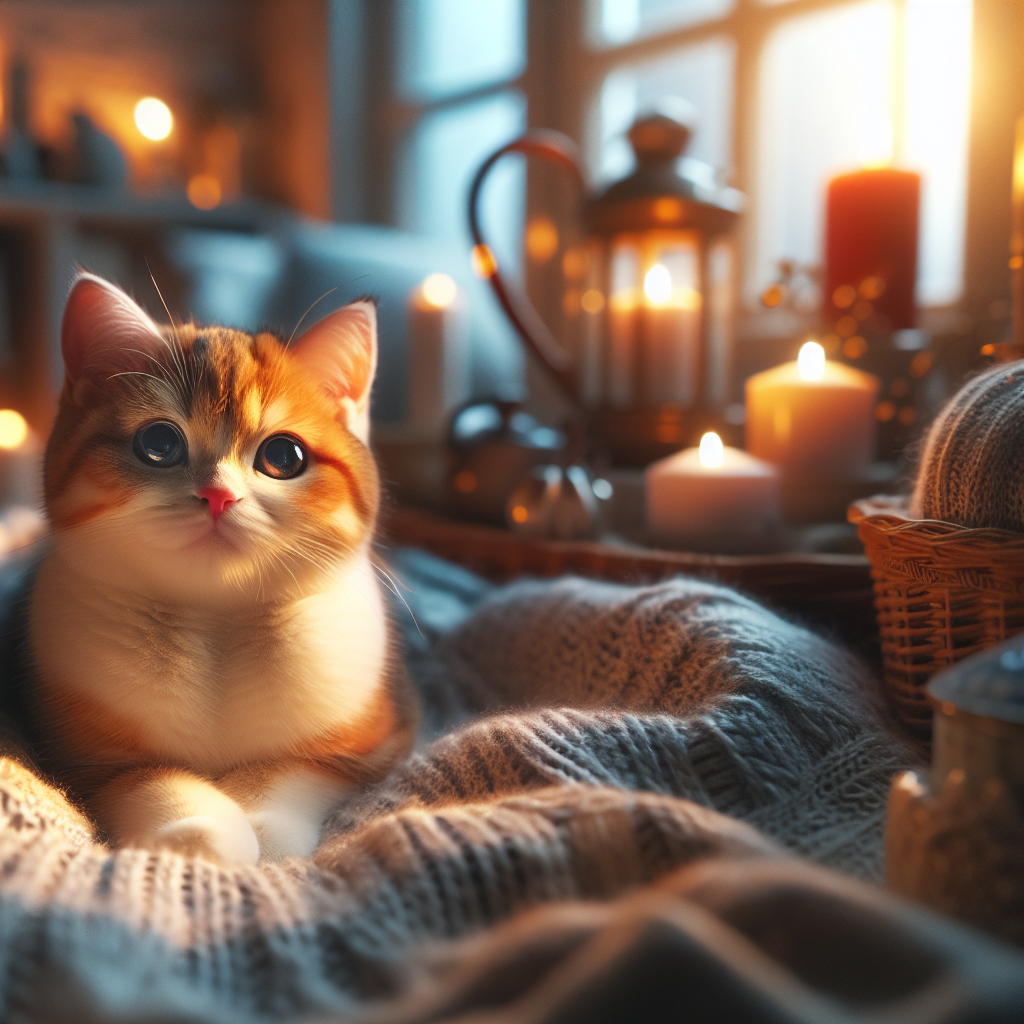 A tabby cat gleaming under the moonlight in a garden.