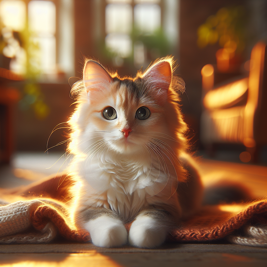 A tabby cat enjoying the sun on a windowsill