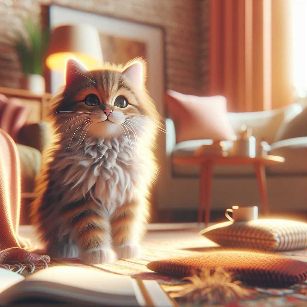 A tabby cat basking in the sunlight on a windowsill.