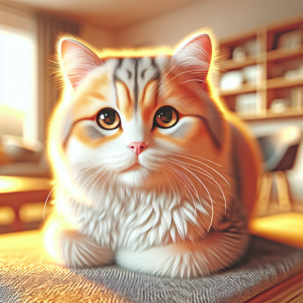 A cozy tabby cat lounging by a sunny window.