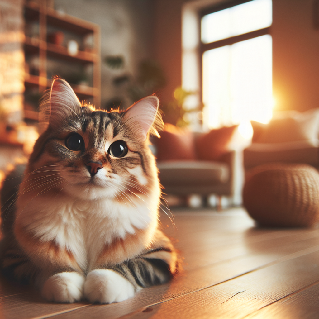 Tabby cat lounging in a sunny window