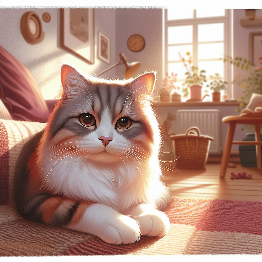 A tabby cat lounging on a sunny windowsill.
