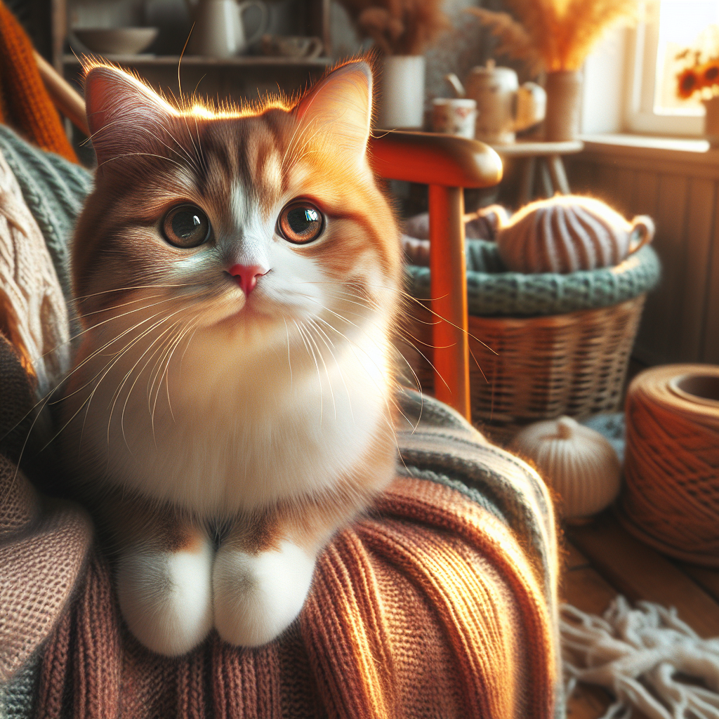 A fluffy tabby cat lounging in a sunny window.