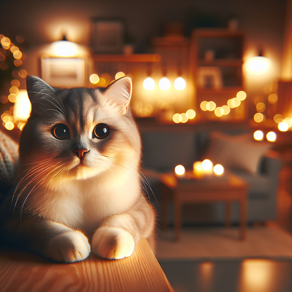 A tabby cat named Luna exploring a moonlit garden.