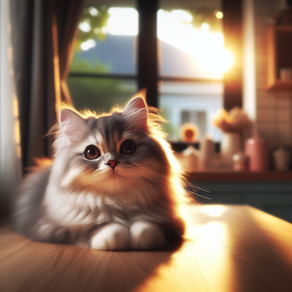 A tabby cat stretching on a sunlit windowsill.
