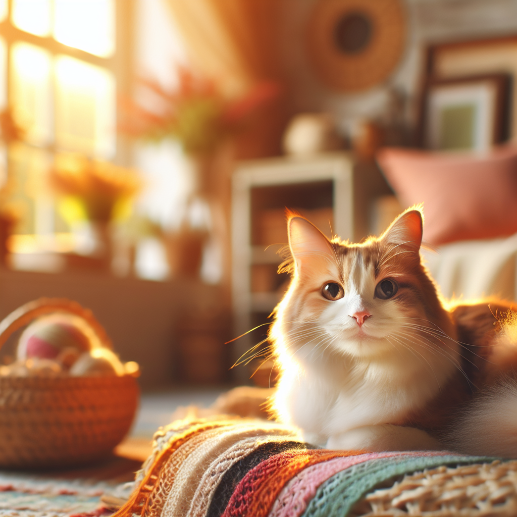 Cat lounging on a sunny windowsill
