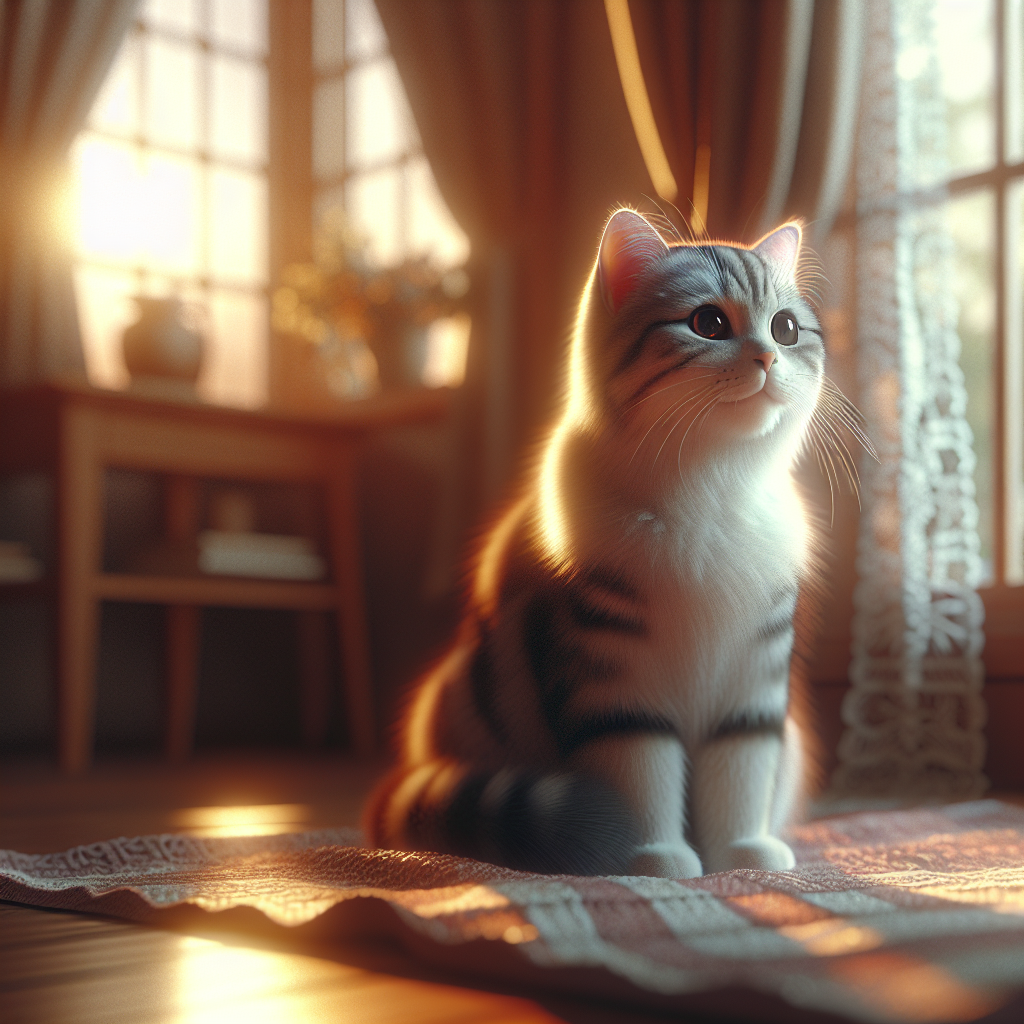 A tabby cat napping on a sunny windowsill