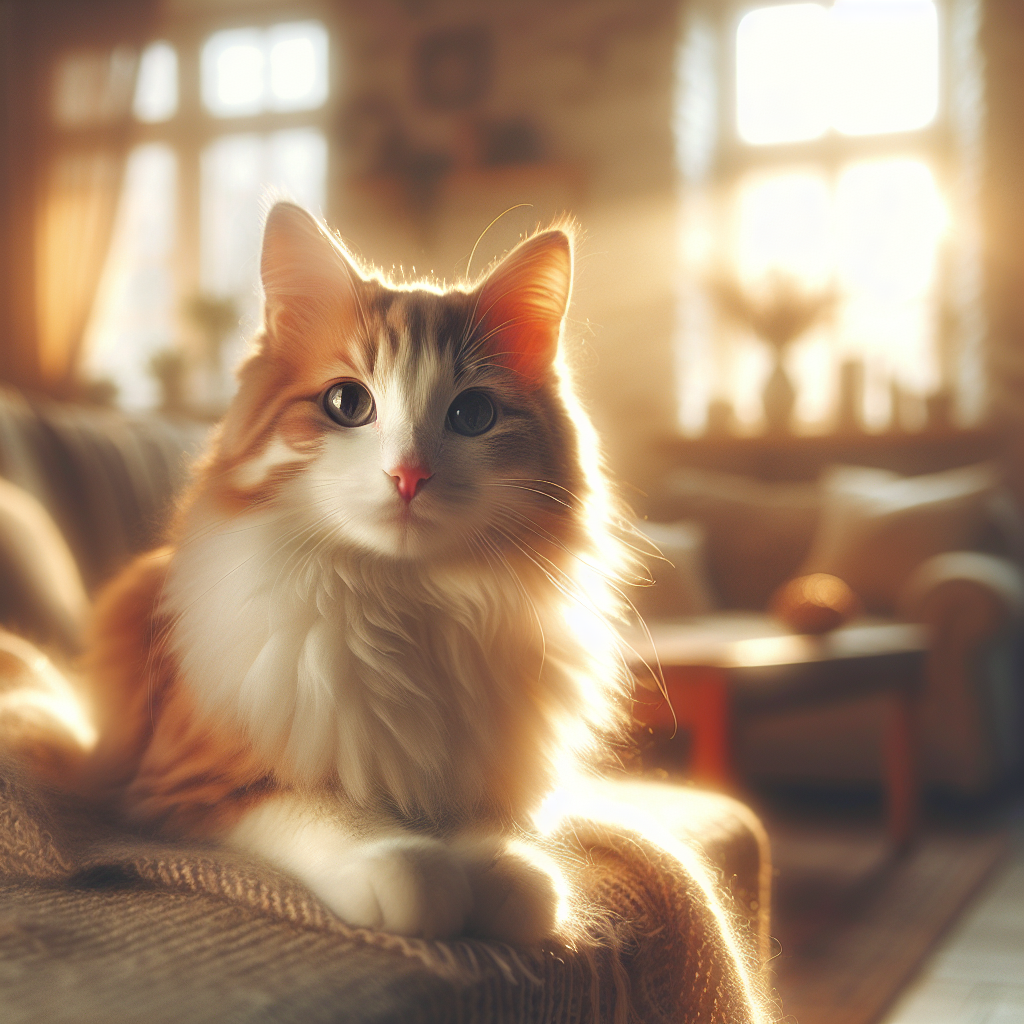 Tabby cat lounging on a sunny windowsill.