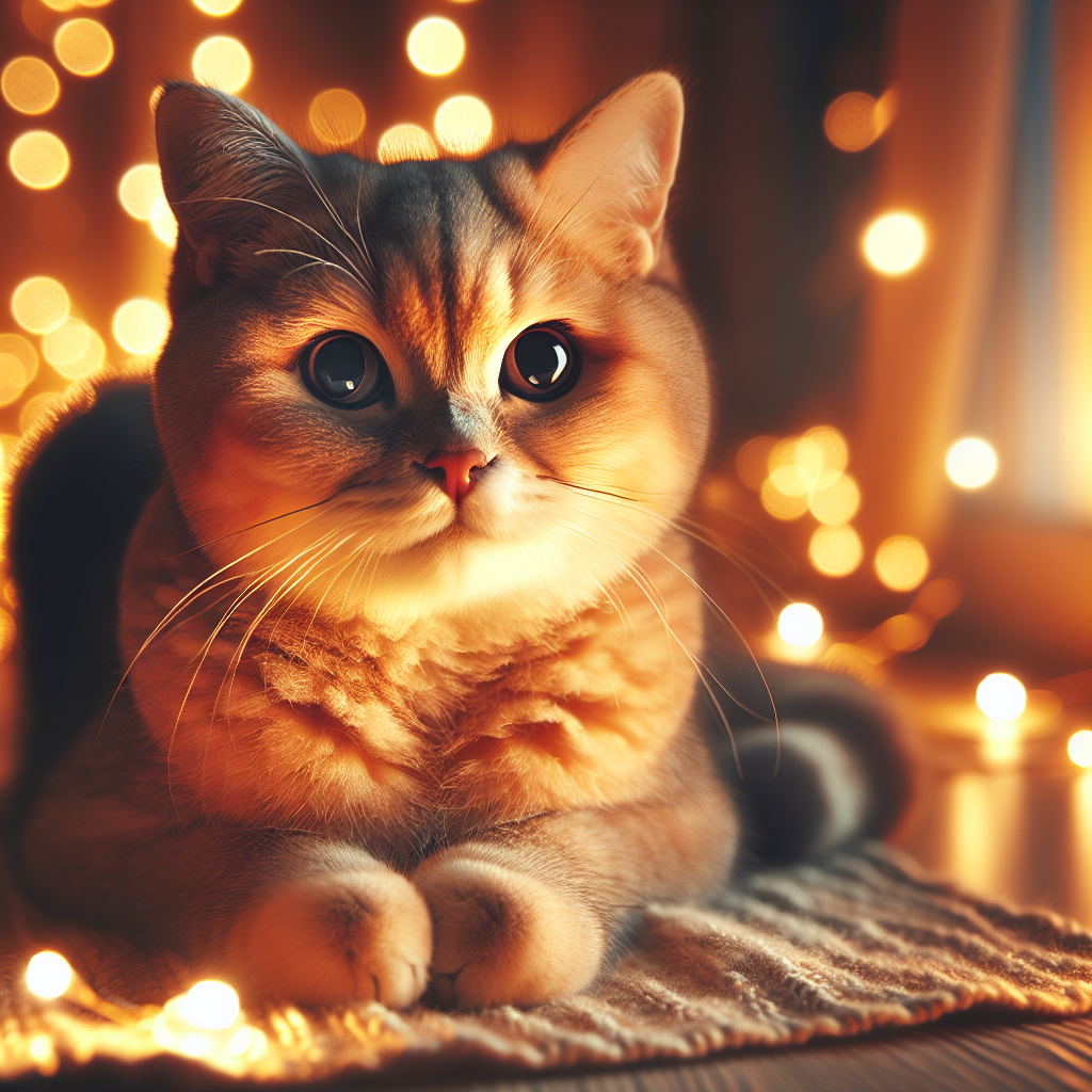 A tabby cat exploring a moonlit garden