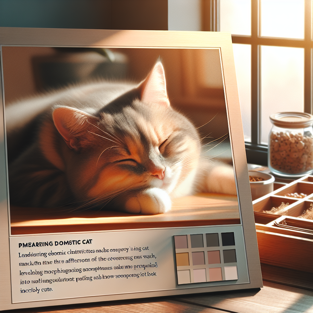 A fluffy tabby cat lounging in the sunlight