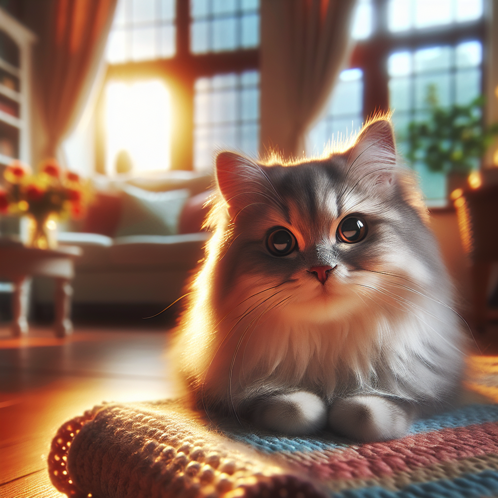 A tabby cat napping by a sunlit window.
