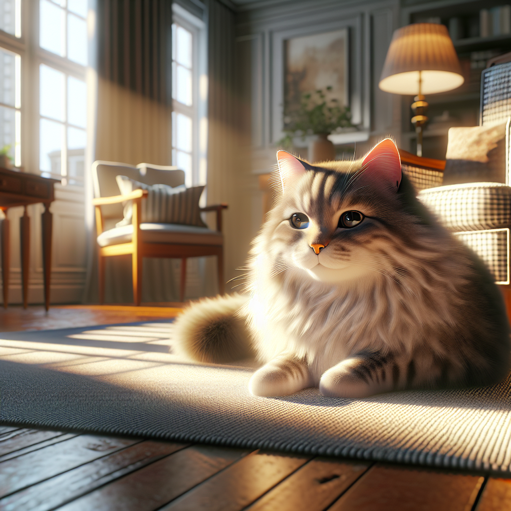 A content tabby cat napping on a sunny windowsill.