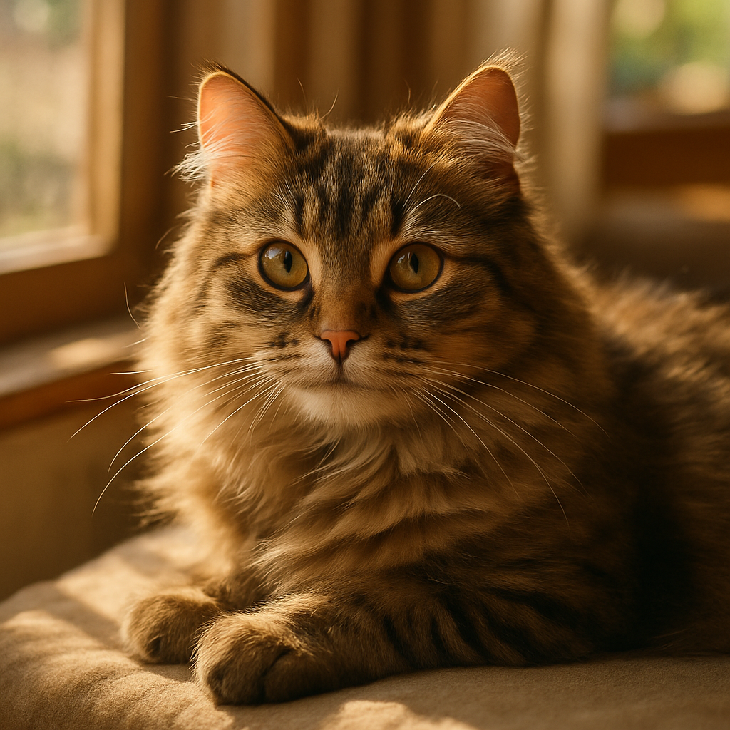 Whiskers napping on a sunny windowsill